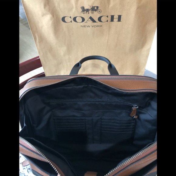 NWT Authentic Coach 'Hamilton Ultimate Briefcase' - Picture 6 of 6